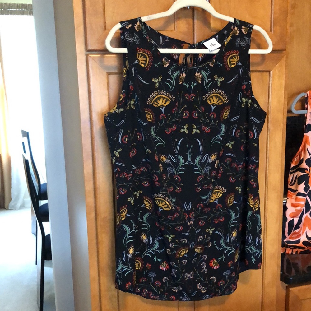 Cabi Legend Black Floral Blouse - Picture 3 of 5